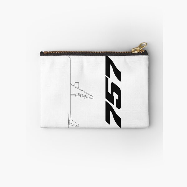 Item preview, 757 Commercial Jetliner Technical Blueprint (Black Edition) designed and sold by Magazine Combate.