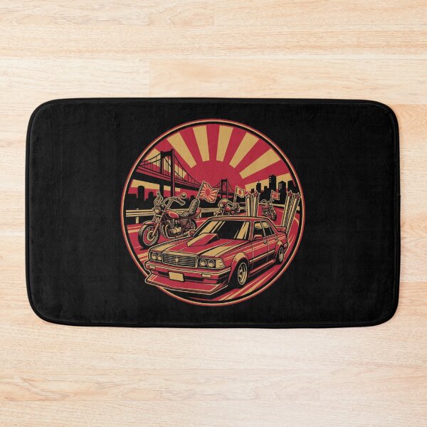 Item preview, Bosozoku Kaido Racer Kyusha Japanese Biker Gang Tokyo Highway Aesthetic designed and sold by mood-draftsman.