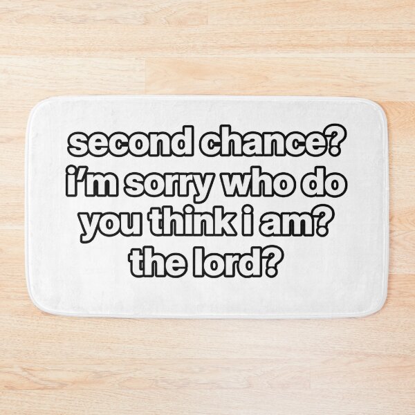 Item preview, Second Chance Funny Sarcastic Quote The Lord designed and sold by pixelartshop4r.