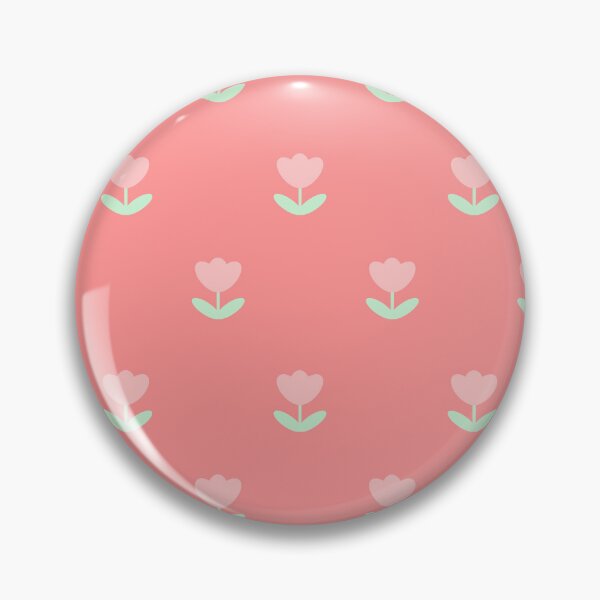 Item preview, Cute Pink Flower Seamless Pattern with Pastel Green Leaves designed and sold by MathuraPresent.