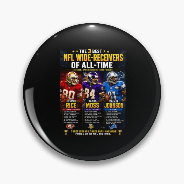 Item preview, Pro Football  3 Greatest Wide Receivers Of All Time designed and sold by AlyseAgee.