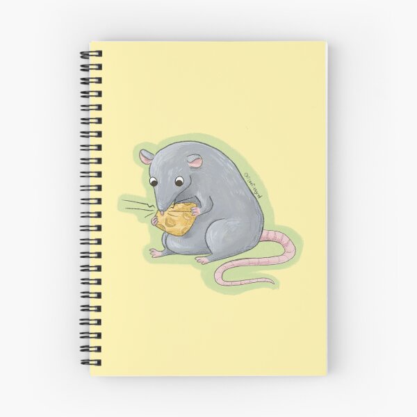 Item preview, Rat with cheese designed and sold by floof-byrd.