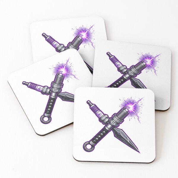 Item preview, JDM Ninja Kunai Dagger Spark Plug Electric Lightning Blade Mechanic Aesthetic designed and sold by mood-draftsman.