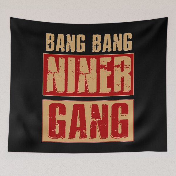 Item preview, Bang Bang Niner Gang Football Cool Long Sleeve designed and sold by AlyseAgee.