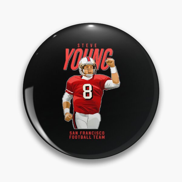 Item preview, Steve Young 8 San Francisco Football Team designed and sold by AlyseAgee.