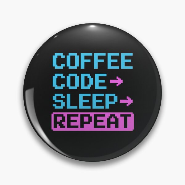Item preview, Coffee Code Sleep Repeat Pixel Gamer designed and sold by Owcomm.