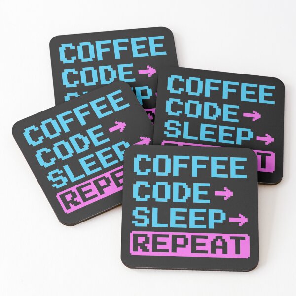 Item preview, Coffee Code Sleep Repeat Pixel Gamer designed and sold by Owcomm.