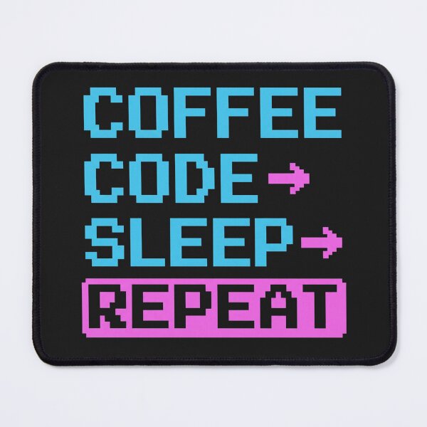 Item preview, Coffee Code Sleep Repeat Pixel Gamer designed and sold by Owcomm.