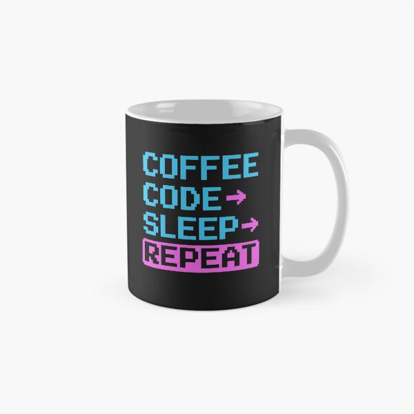 Item preview, Coffee Code Sleep Repeat Pixel Gamer designed and sold by Owcomm.