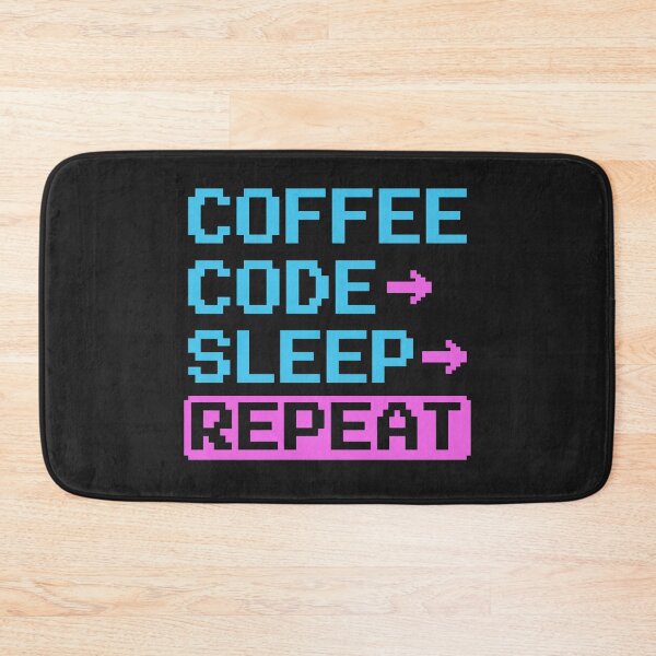 Item preview, Coffee Code Sleep Repeat Pixel Gamer designed and sold by Owcomm.