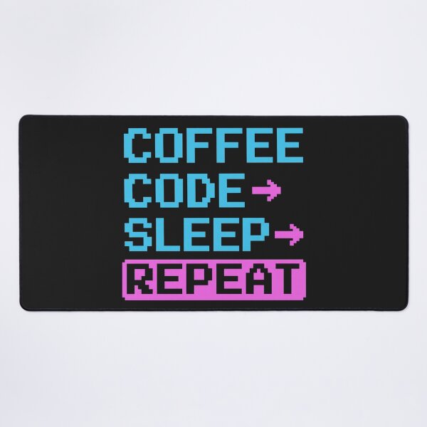 Item preview, Coffee Code Sleep Repeat Pixel Gamer designed and sold by Owcomm.