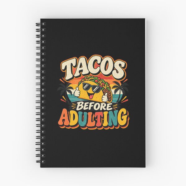 Item preview, Tacos Before Adulting Funny Retro Taco T-Shirt Vintage Food Lover Graphic designed and sold by Pastexchange.