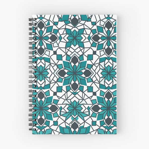Item preview, Geometric Teal Floral Mosaic Seamless Pattern designed and sold by Owcomm.