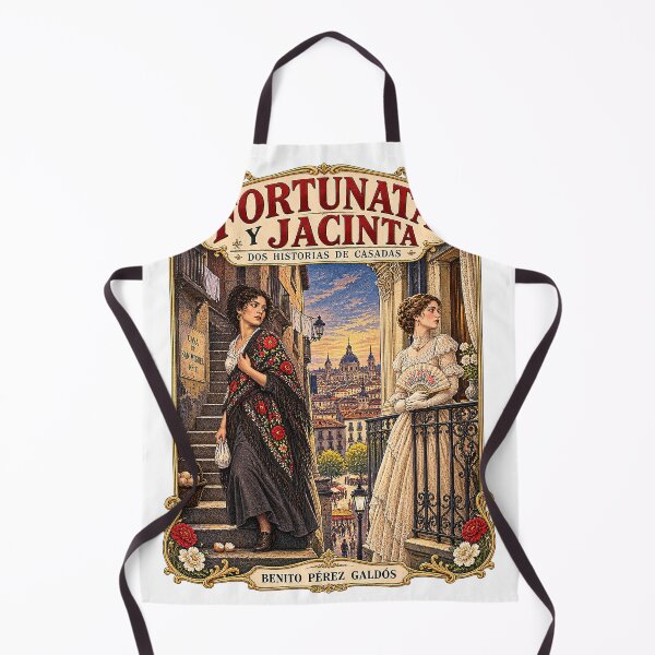 Item preview, Fortunata y Jacinta – Galdós Madrid Literary Poster designed and sold by Past in Threads.