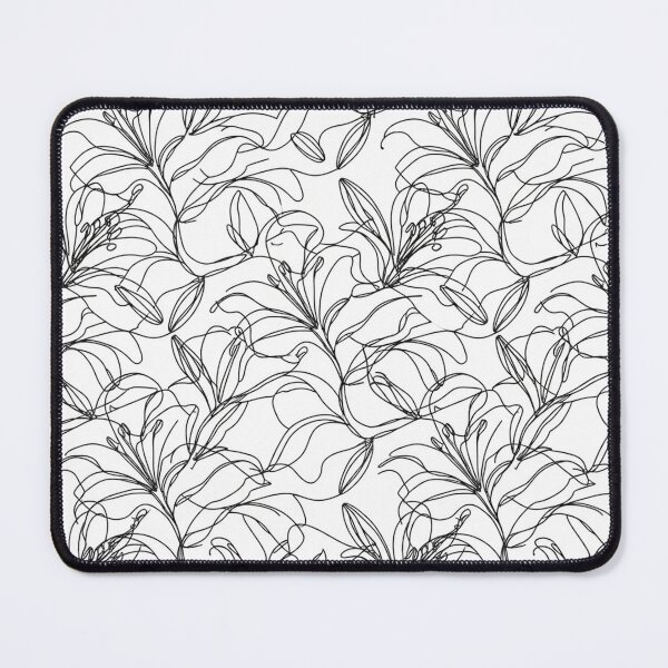 Item preview, Elegant Continuous Line Floral Lily Pattern designed and sold by Owcomm.