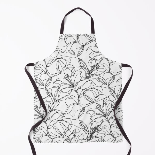 Item preview, Elegant Continuous Line Floral Lily Pattern designed and sold by Owcomm.