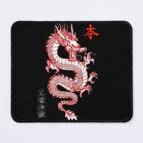 Item preview, Japanese Dragon Streetwear – Red & White Asian Dragon designed and sold by DesignerrGood777.