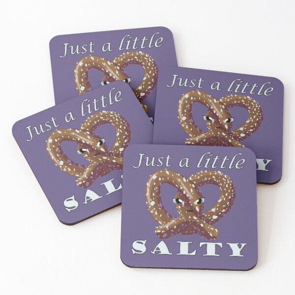 Item preview, Just a Little Salty Pretzel white designed and sold by Ivorycrow.