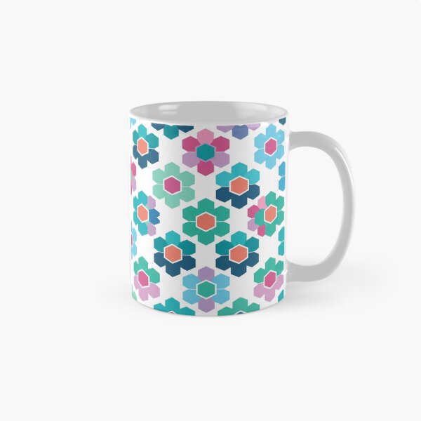 Item preview, Colorful Geometric Floral Hexagon Repeating Pattern designed and sold by Owcomm.