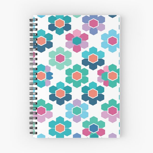Item preview, Colorful Geometric Floral Hexagon Repeating Pattern designed and sold by Owcomm.