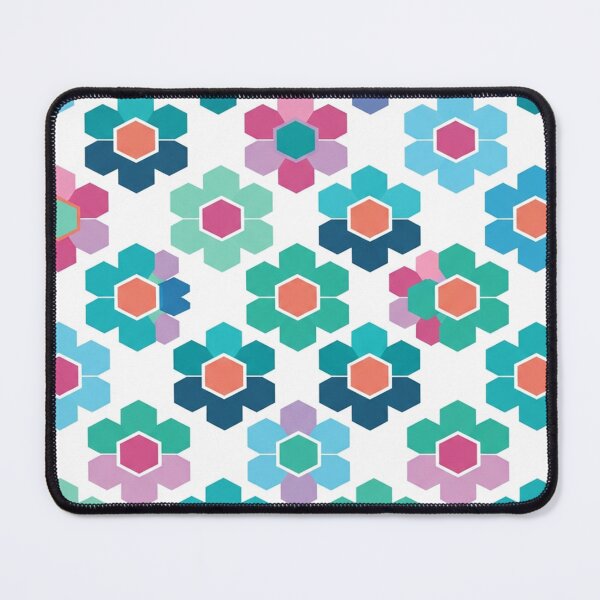 Item preview, Colorful Geometric Floral Hexagon Repeating Pattern designed and sold by Owcomm.