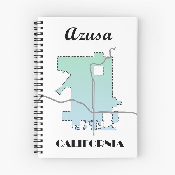Item preview, Map of Azusa, California designed and sold by Cartfrography.