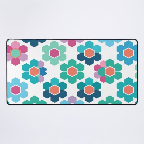 Item preview, Colorful Geometric Floral Hexagon Repeating Pattern designed and sold by Owcomm.