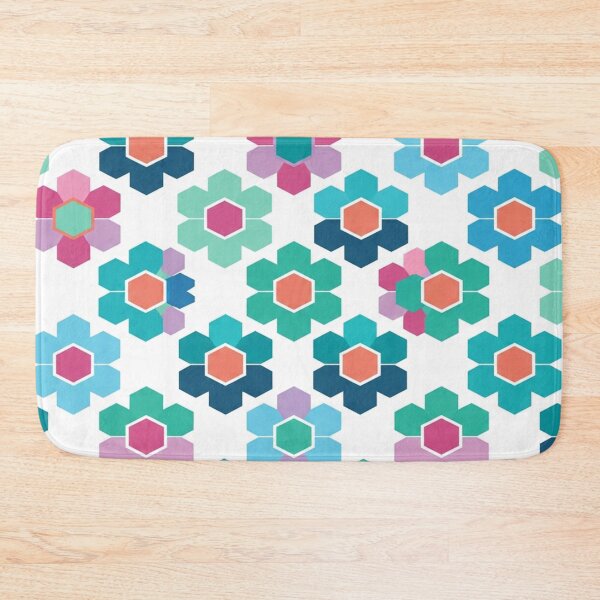 Item preview, Colorful Geometric Floral Hexagon Repeating Pattern designed and sold by Owcomm.
