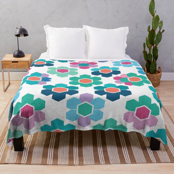 Item preview, Colorful Geometric Floral Hexagon Repeating Pattern designed and sold by Owcomm.