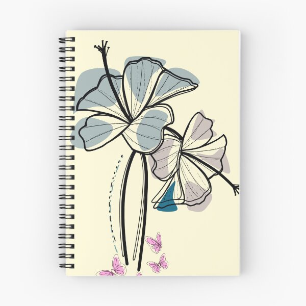 Item preview, Elegant blue floral line art designed and sold by Designova10.