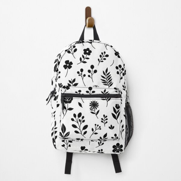 Item preview, Black And White Floral Botanical Pattern designed and sold by Owcomm.