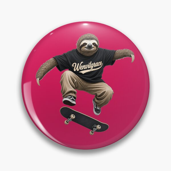 Item preview, Copy of Skateboarding Sloth Gift 2 designed and sold by Wenvilgrace.