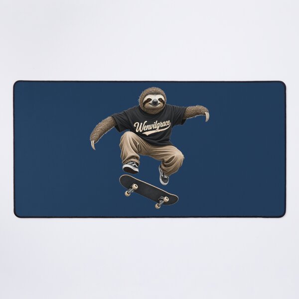 Item preview, Copy of Skateboarding Sloth Gift 2 designed and sold by Wenvilgrace.