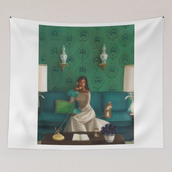 Item preview, Janet Hill – Vintage Whimsical Woman in an Enchanted Garden designed and sold by graydaysr.