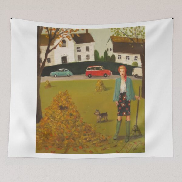 Item preview, Janet Hill – Vintage Whimsical Woman in an Enchanted Garden designed and sold by graydaysr.