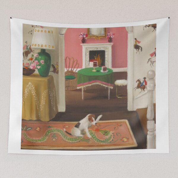 Item preview, Janet Hill – Vintage Whimsical Woman in an Enchanted Garden designed and sold by graydaysr.