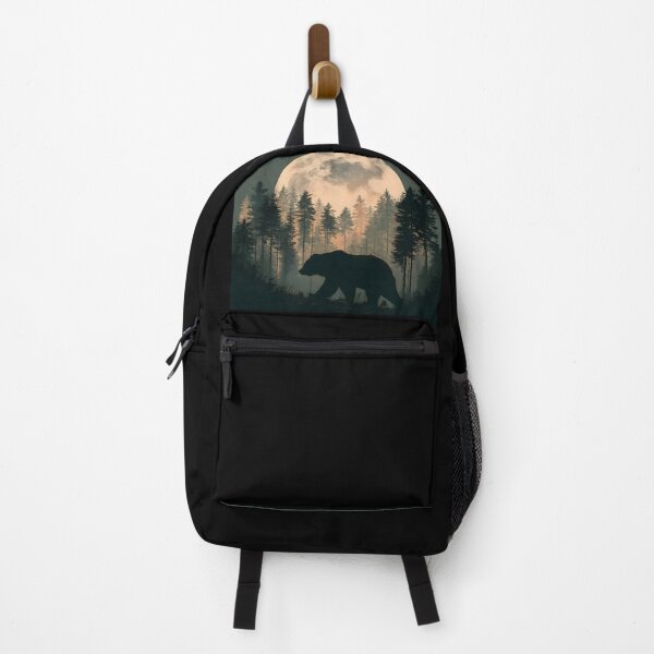 Item preview, Moonlit Bear in the Wilderness designed and sold by ClubVacay.