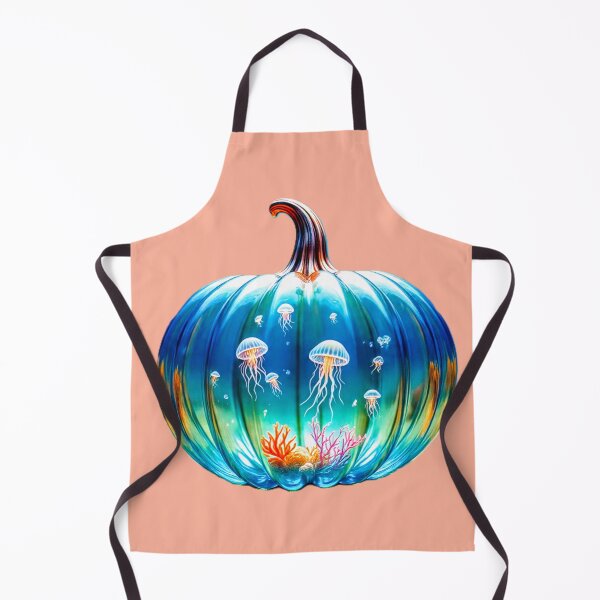 Item preview, Enchanted Underwater Jellyfish Pumpkin designed and sold by Lynn Anne Creations.
