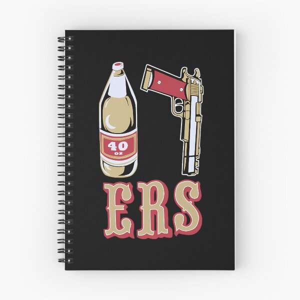 Item preview, Cool Mens Black 49Ers 40 Oz 9Mm Gold Gun designed and sold by AlyseAgee.