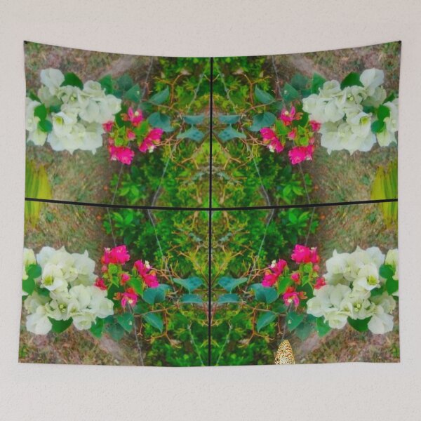 Item preview, Pink & White Abstract Flower Art designed and sold by Unlimited Imagination .