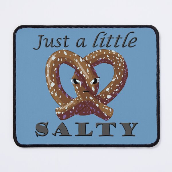 Item preview, Just a Little Salty Pretzel black designed and sold by Ivorycrow.