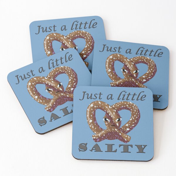 Item preview, Just a Little Salty Pretzel black designed and sold by Ivorycrow.