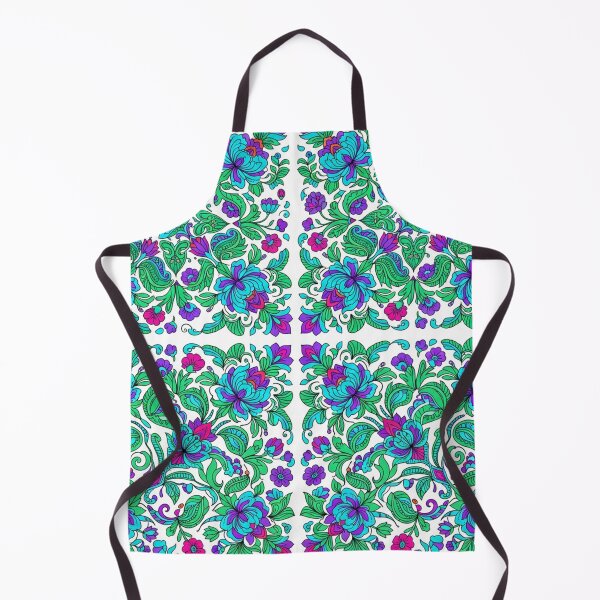 Item preview, Vibrant Blue And Magenta Floral Pattern designed and sold by Owcomm.