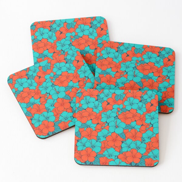 Item preview, Vibrant Hibiscus Tropical Floral Seamless Pattern designed and sold by Owcomm.