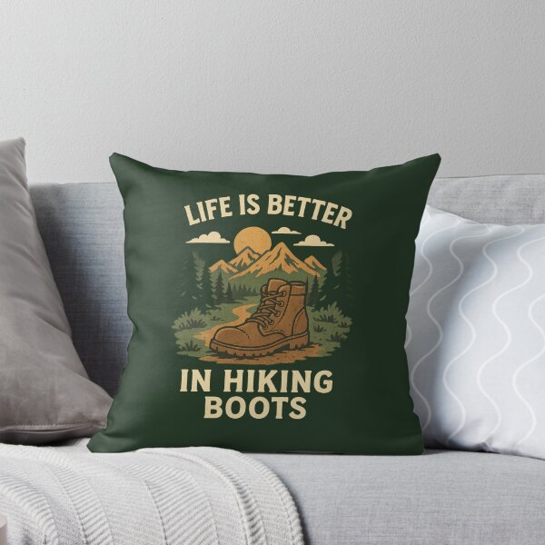 Item preview, Life is Better in Hiking Boots designed and sold by MalwasBasket.