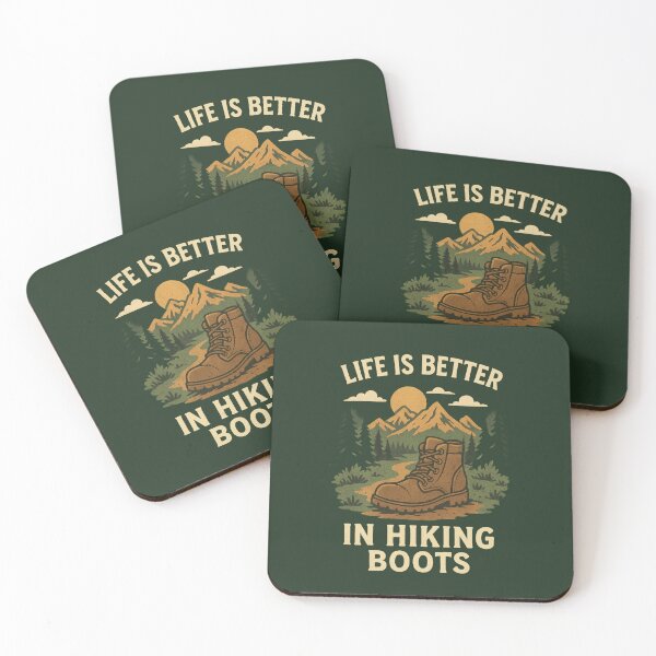 Item preview, Life is Better in Hiking Boots designed and sold by MalwasBasket.