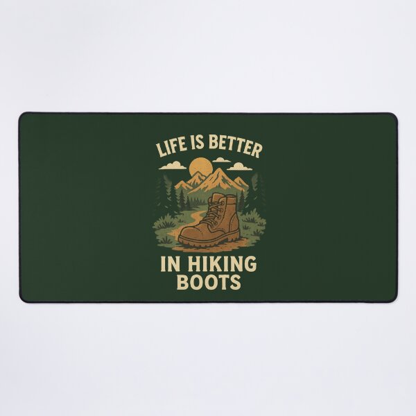 Item preview, Life is Better in Hiking Boots designed and sold by MalwasBasket.
