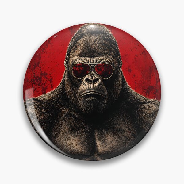 Item preview, Gorilla Aviator Sunglasses Grunge Art designed and sold by RkskArt.