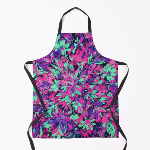 Item preview, Vibrant Neon Floral Mandala Pattern designed and sold by Owcomm.
