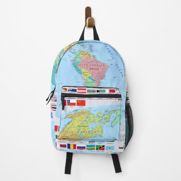 Item preview, World Map 2025 With Flags, Elliptical Projection designed and sold by Cartfrography.
